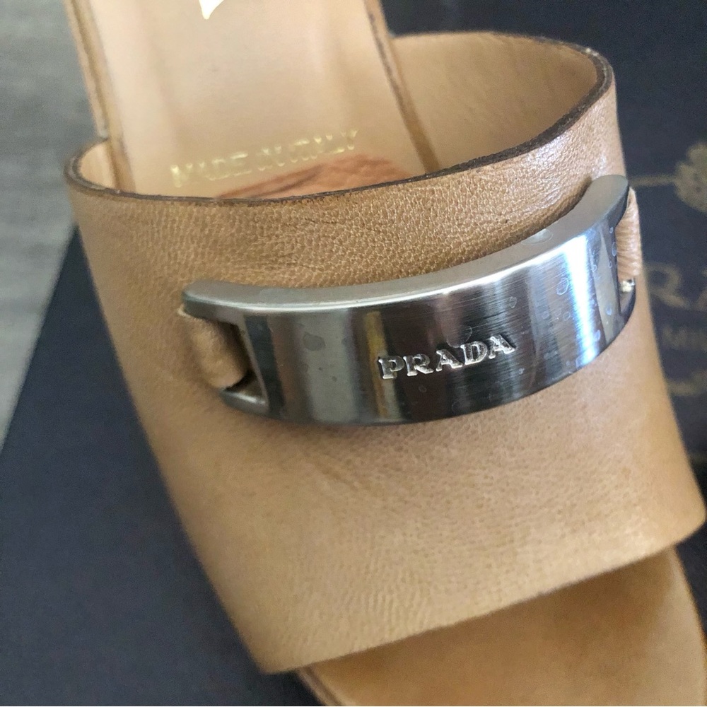 Rare Prada Wedge Slides - image 3